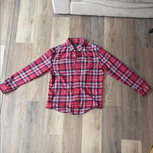 Vineyard Vines Red and Blue Plaid Shirt